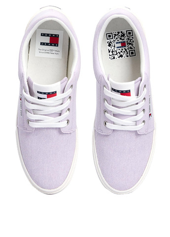 Сиреневые кеды Tommy Jeans