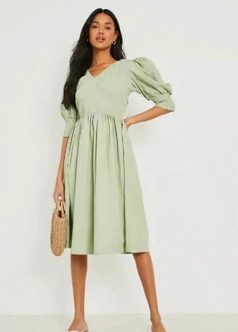 Оливкова (хакі) сукня Boohoo