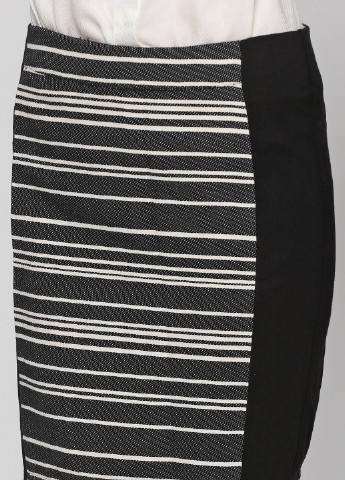 Черная кэжуал в полоску юбка Ichi мини