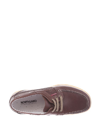 Темно-коричневые кэжуал туфли Northland на шнурках