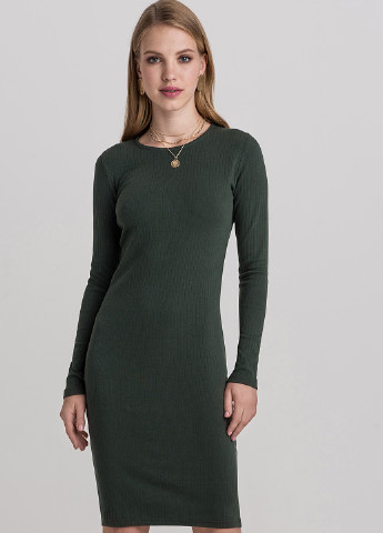 Темно-зелена кежуал плаття, сукня футляр befree