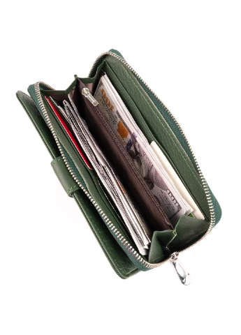 Женский кожаный кошелек 19х9,5х2,5 см st leather (252126761)