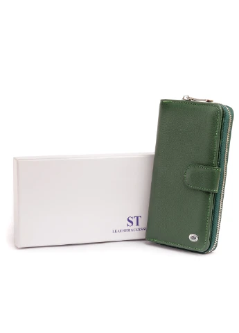 Женский кожаный кошелек 19х9,5х2,5 см st leather (252126761)