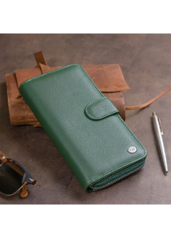 Женский кожаный кошелек 19х9,5х2,5 см st leather (252126761)