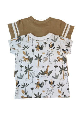 Молочная летняя футболка (2 шт.) C&A