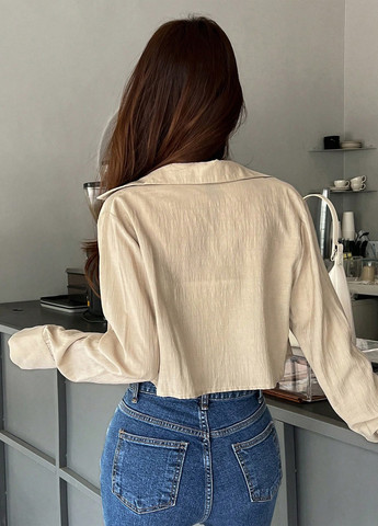 Светло-бежевая блуза SHEIN