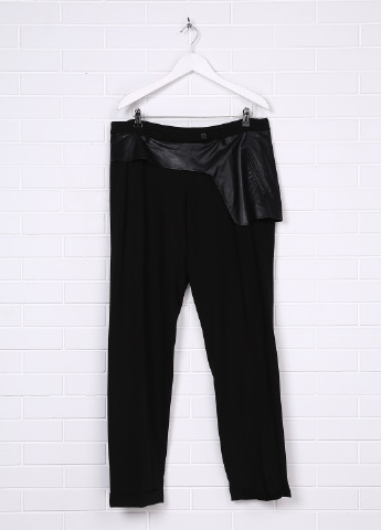 Черные кэжуал демисезонные брюки Grazia Pi