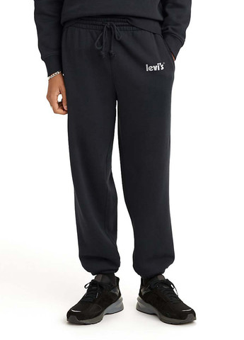 Черные спортивные демисезонные джоггеры брюки Levi's
