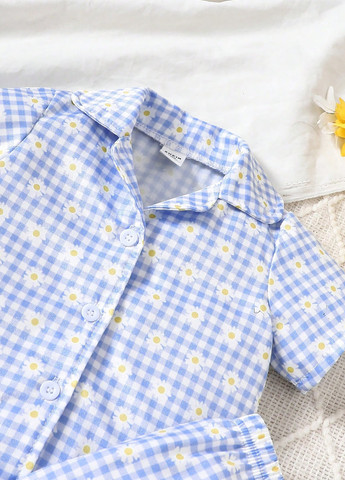 Комбінована всесезон піжама (сорочка, штани) сорочка + брюки SHEIN