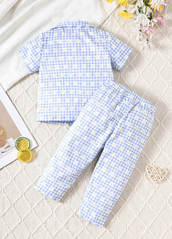 Комбінована всесезон піжама (сорочка, штани) сорочка + брюки SHEIN