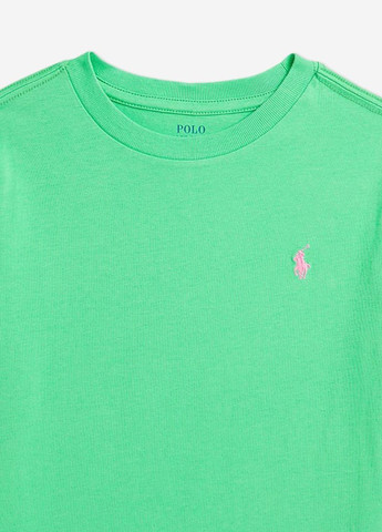 Зеленая летняя футболка Ralph Lauren