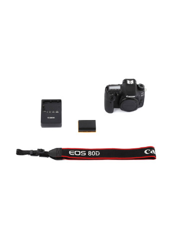 Дзеркальна фотокамера Canon EOS 80D Body чорна