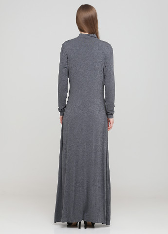 Темно-сіра кежуал сукня сукня-водолазка H&M меланжева