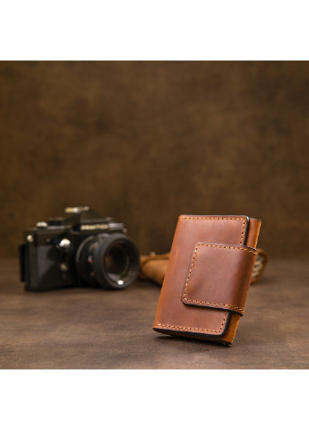 Кожаная визитница 7х10х1,5 см Grande Pelle (252415360)