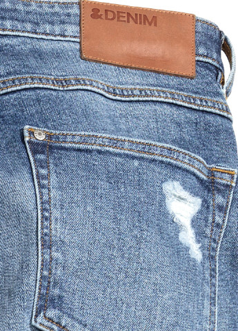 Синие демисезонные прямые джинсы H&M