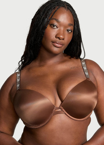 Коричневый демисезонный комплект (бюстгальтер, трусики) Victoria's Secret