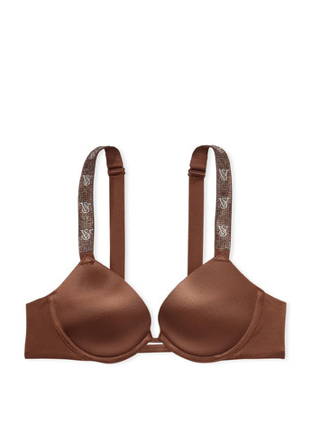 Коричневый демисезонный комплект (бюстгальтер, трусики) Victoria's Secret