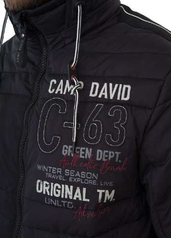 Черная зимняя куртка Camp David