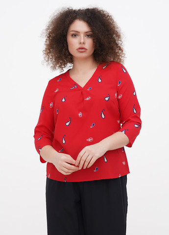 Красная демисезонная блуза Minus