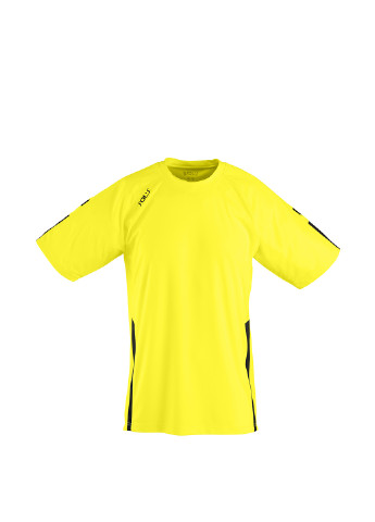 Лимонная летняя футболка с коротким рукавом Sol's