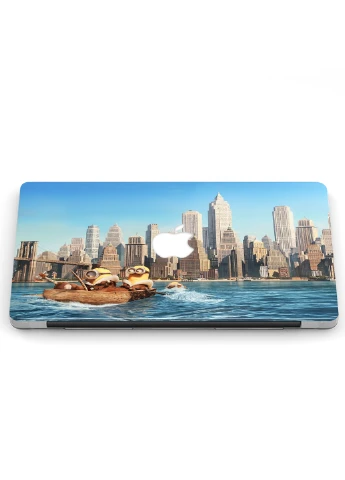 Чехол пластиковый для Apple MacBook Pro 16 A2141 Миньоны в Нью Йорке (9494-2564) MobiPrint (218858041)