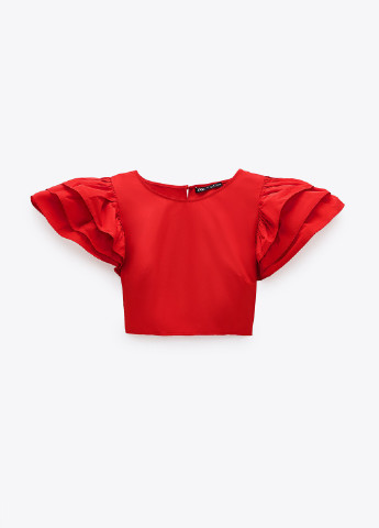 Червона літня блуза Zara