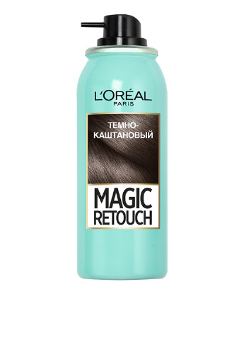 Спрей для волос Magic Retouch №2 (темно-каштановый), 75 мл L'Oreal Paris (96593809)