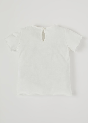 Молочная летняя футболка DeFacto