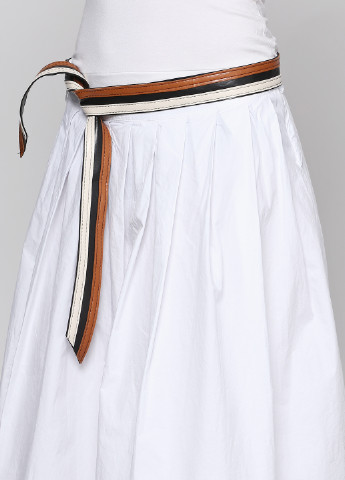 Белая кэжуал однотонная юбка Jass