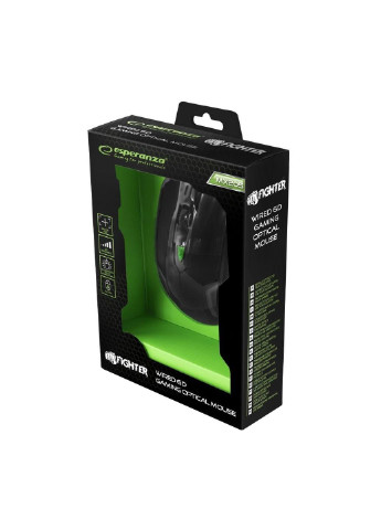 Мишка MX205 Fighter green (EGM205G) Esperanza (253546994)