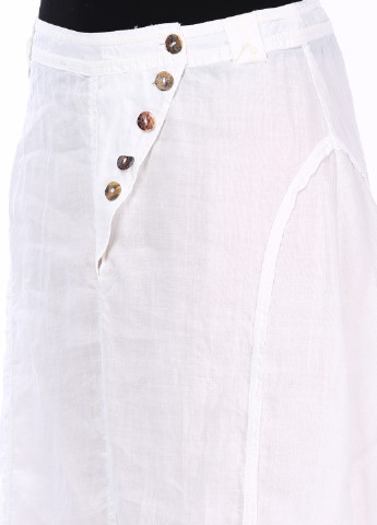 Белая кэжуал однотонная юбка Maella а-силуэта (трапеция)