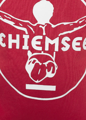 Chiemsee свитшот рисунок красный кэжуал хлопок, трикотаж