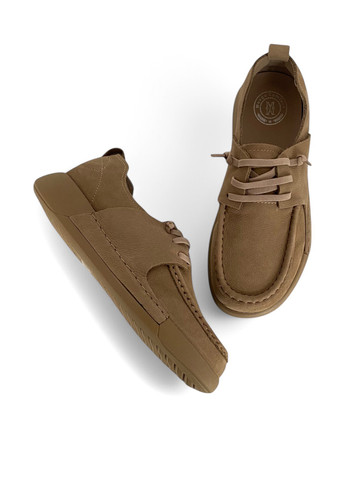 Meego Туфли хаки з натуральный нубук, румыния — демисезон (322265314)