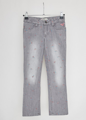 Грифельно-серые демисезонные зауженные джинсы Roxy