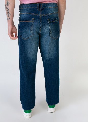Синие демисезонные прямые джинсы Livergy