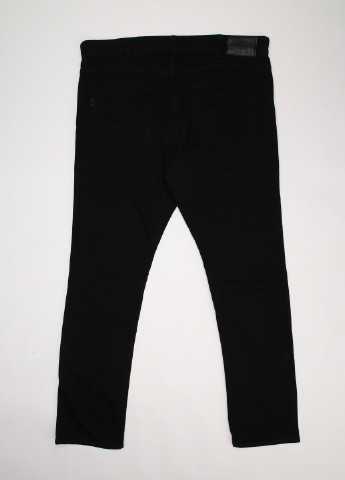 Джинси C&A завужені однотонні чорні джинсові бавовна