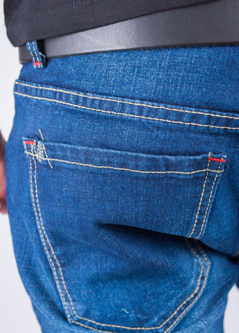 Синие демисезонные со средней талией джинсы Time of Style