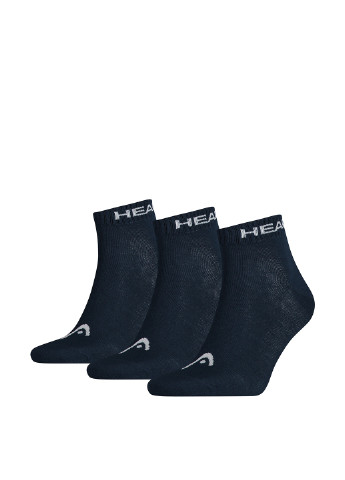 Шкарпетки (3 пари) Head логотипи темно-сині спортивні