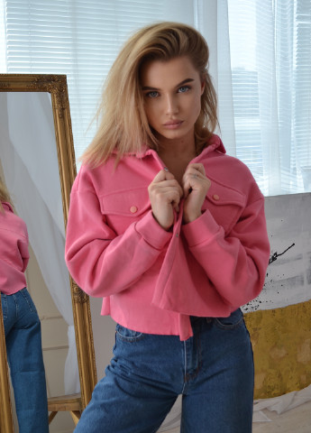 Розовая демисезонная куртка Mona More