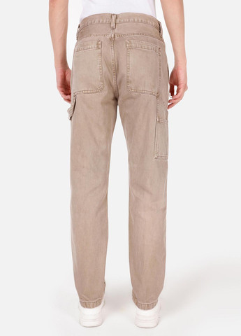 Бежевые демисезонные карго джинсы Colin's