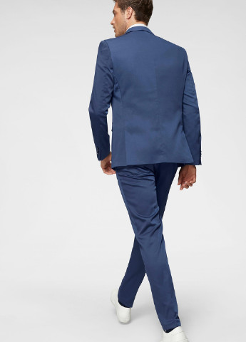 Синий демисезонный костюм (пиджак, брюки) брючный Bruno Banani