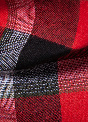 Красная кэжуал рубашка в клетку SHEIN