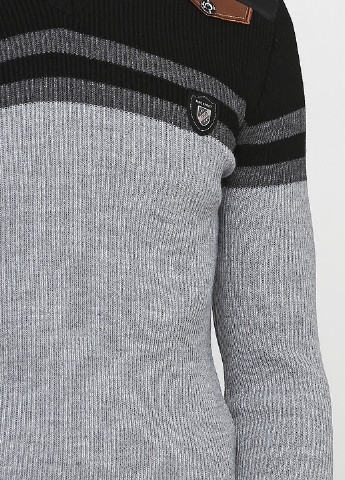 Серый демисезонный пуловер пуловер MIRAC