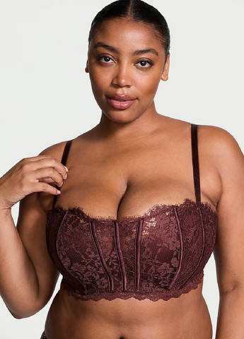 Коричневий демісезонний комплект (бюстгальтер, трусики) Victoria's Secret