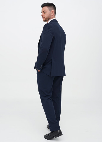 Темно-синій демісезонний костюм (піджак, штани) брючний Trend Collection