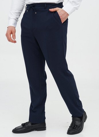 Темно-синій демісезонний костюм (піджак, штани) брючний Trend Collection