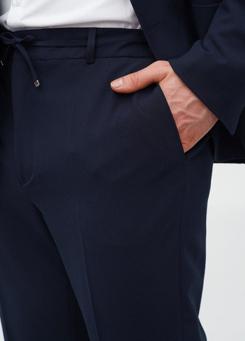 Темно-синій демісезонний костюм (піджак, штани) брючний Trend Collection