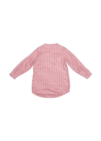 Розовая кэжуал рубашка в клетку United Colors of Benetton