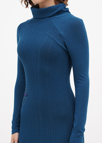 Морської хвилі кежуал сукня силуетна Sassofono однотонна