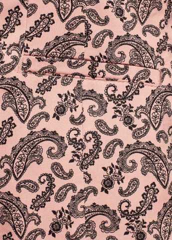 Розовый женский жакет Oodji с рисунком - демисезонный